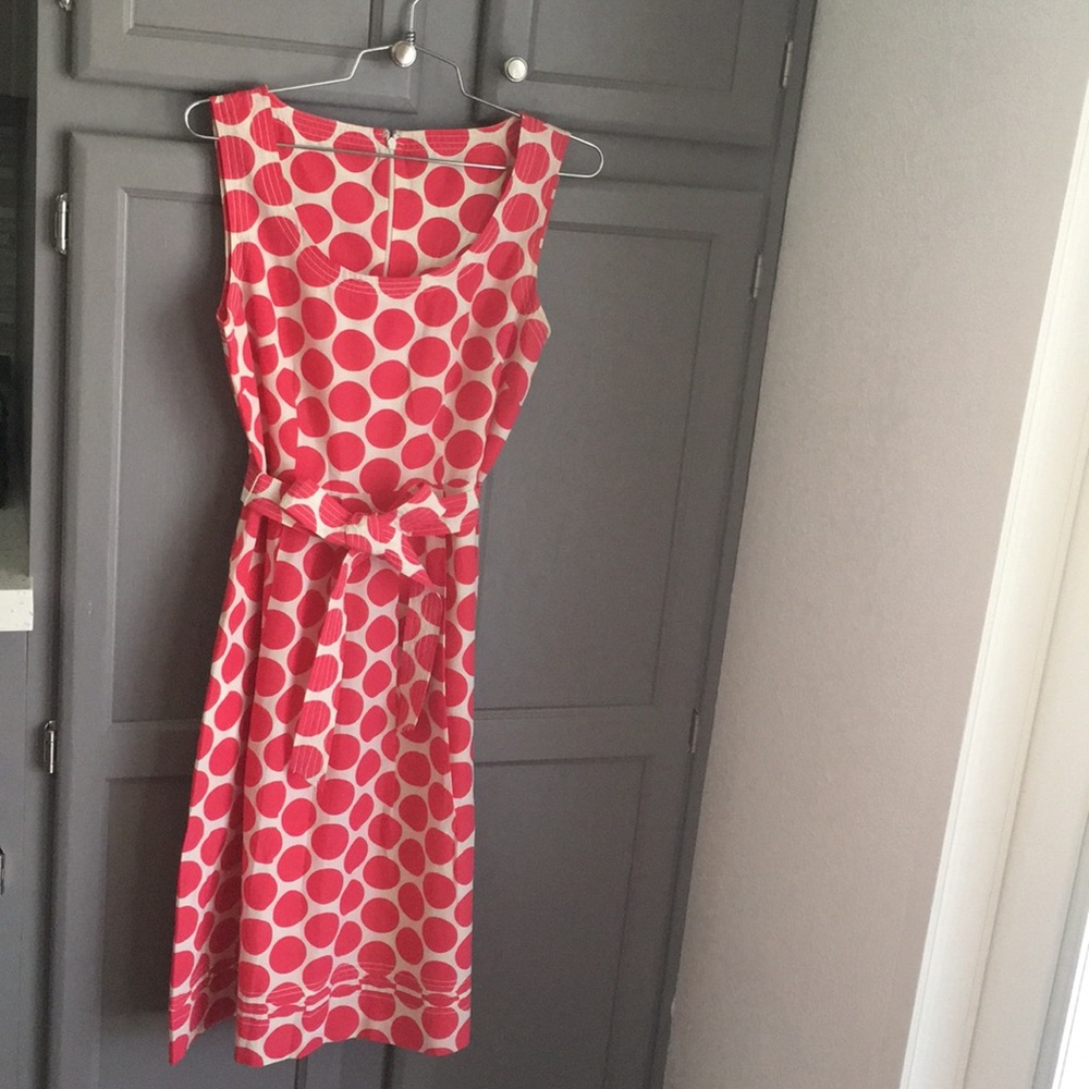 Banana Republic- Pink polka-dot dress